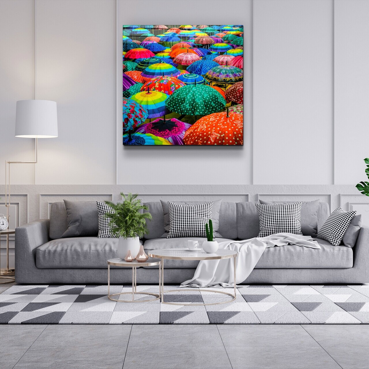 Tablou decorativ, Kgls_1053, Dimensiune: 60 x 60, Multicolor — imaginea 5