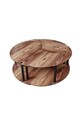 Set masute de cafea, Poter, Yin Yang 3 70, MDF , Maro