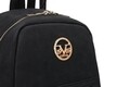 Rucsac, 19V69 Italia, 669ITA1309, 28 x 23 x 10 cm, piele ecologica, negru