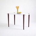 Masa, Logg, Eurotas, 120x75x60 cm, Alb / Burgundia