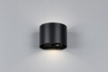 Aplica de perete pentru exterior Genie, RL NOW, 14x12x10 cm, 1W, 2x SMD, plastic, negru mat
