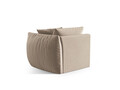Modul dreapta pentru canapea, 1 loc, Chris-184, Micadoni Home, 110x100x80 cm, catifea, ecru
