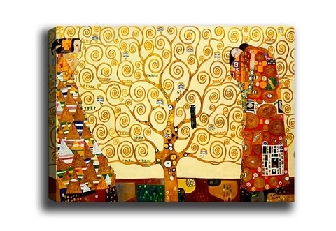 Poza Tablou decorativ The Tree of Life, Tablo center, 40x60 cm, canvas, multicolor