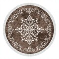 Covor, ALN400616KA17, 100x100 cm, Poliester, Maro