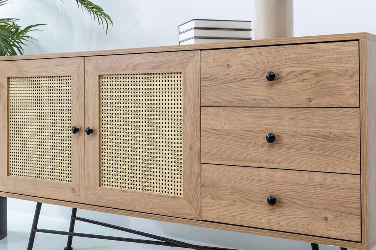 Consola, Howard, Nala 160, 160x90x40 cm, Natural - 1 | YEO