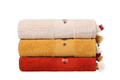 Set servete de masa, Cotton Box, Asorti, Bumbac, Coral / Mustar / Bej