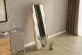 Oglinda decorativa, Siam, Aror, 50x160x2.2 cm, MDF , Natural
