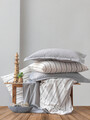 Lenjerie de pat dubla, Unus - Grey, Cotton Box, 50% bumbac / 50% poliester