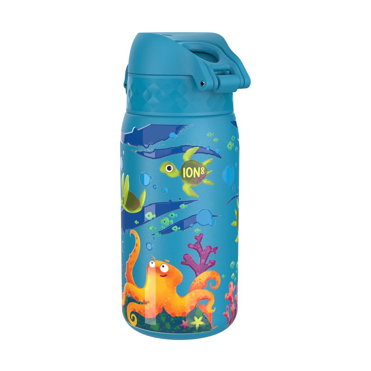 Sticla apa pentru copii, inox, 400ml, Sea Turtle - Ion8 - imagine 3