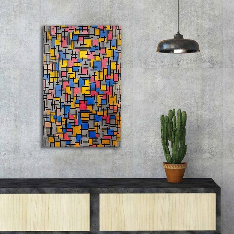 Tablou decorativ, famousart-049, canvas, dimensiune: 45 x 70 cm, multicolor