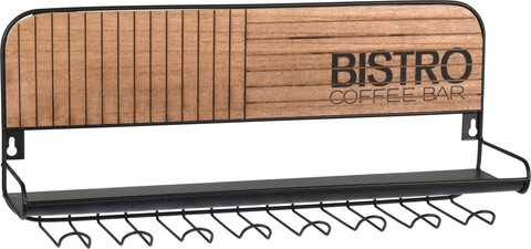 Suport pentru cani bistro, 48x12x20 cm, metal