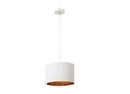 Lustra ELTAP, Vespillo, 25x110 cm, 1xE27, 15W, otel/PVC, alb/auriu