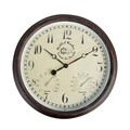 Ceas pentru exterior, Esschert, Outdoor L, 38.3 cm Ø, plastic
