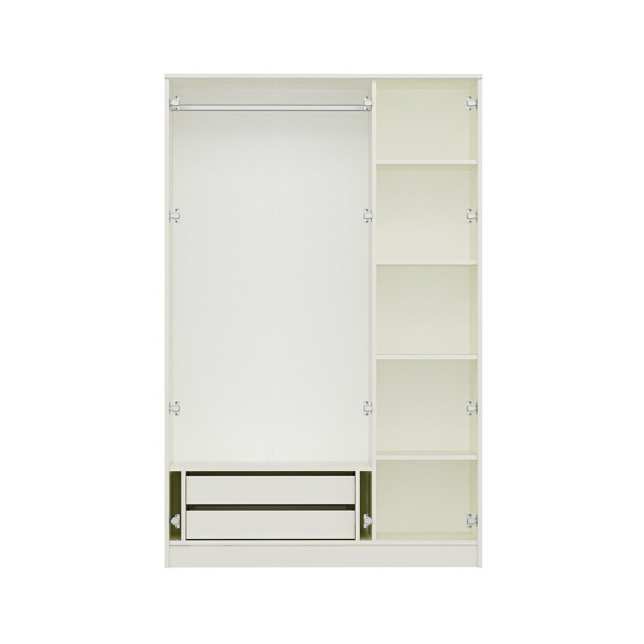 Dulap pentru haine, Hanah Home, Ruby, 135x210x54 cm, Coș adânc — imaginea 7