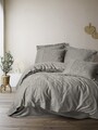 Lenjerie de pat dubla, Demure - Mink, Cotton Box, Bumbac Satinat