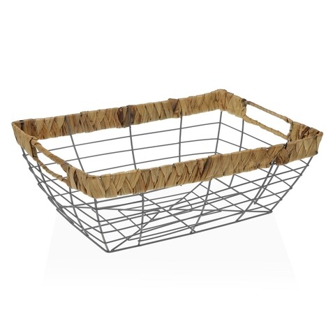 Cos pentru fructe Rowe, Versa, 23.5 x 12 x 33.5 cm, otel, gri 23.5
