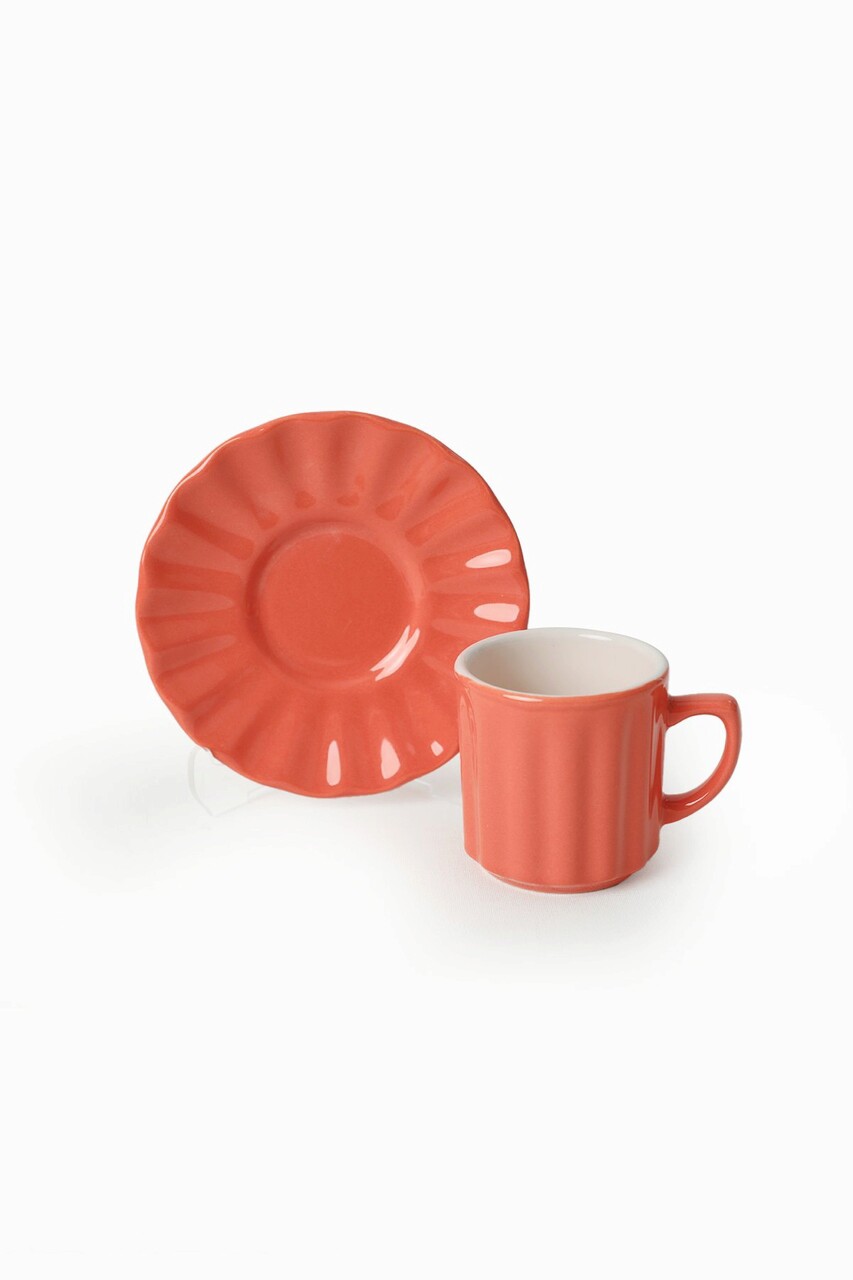 Set cesti de cafea, Keramika, 275KRM2177, Ceramica , Nu absoarbe apa, Multicolor