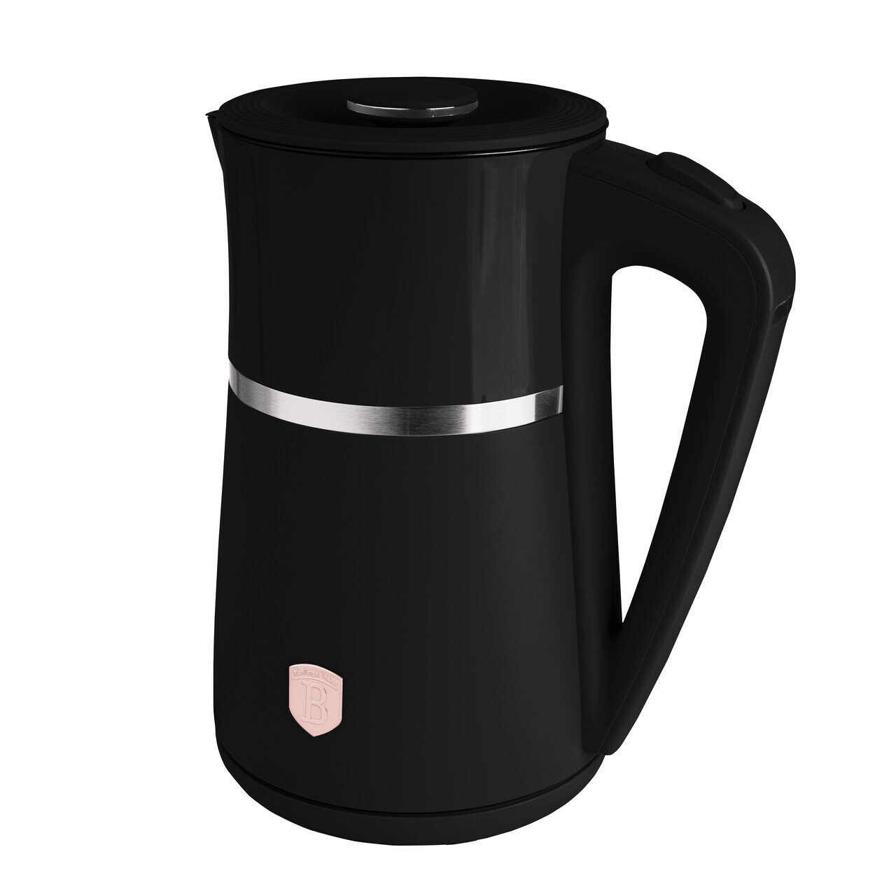 Ceainic electric cu pereti dubli Berlinger Haus, Black Rose, 21.6x15.5x26.2 cm / 1.7 L, plastic/inox, negru - imagine 2