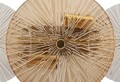 Aplica de perete Osaka, Mauro Ferretti, 2 x E14, 20W, 42x8x20 cm, fier/sticla, auriu/maro/transparent