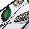 Decoratiune de perete, Timeyi 3, Metal, Dimensiune: 32 x 90 cm, Multicolor