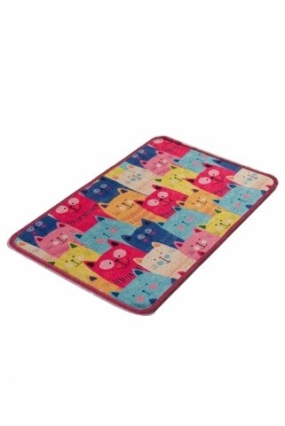 Covoras de baie, Chilai, Meow DJT – Colourful, 40×60 cm Covoare