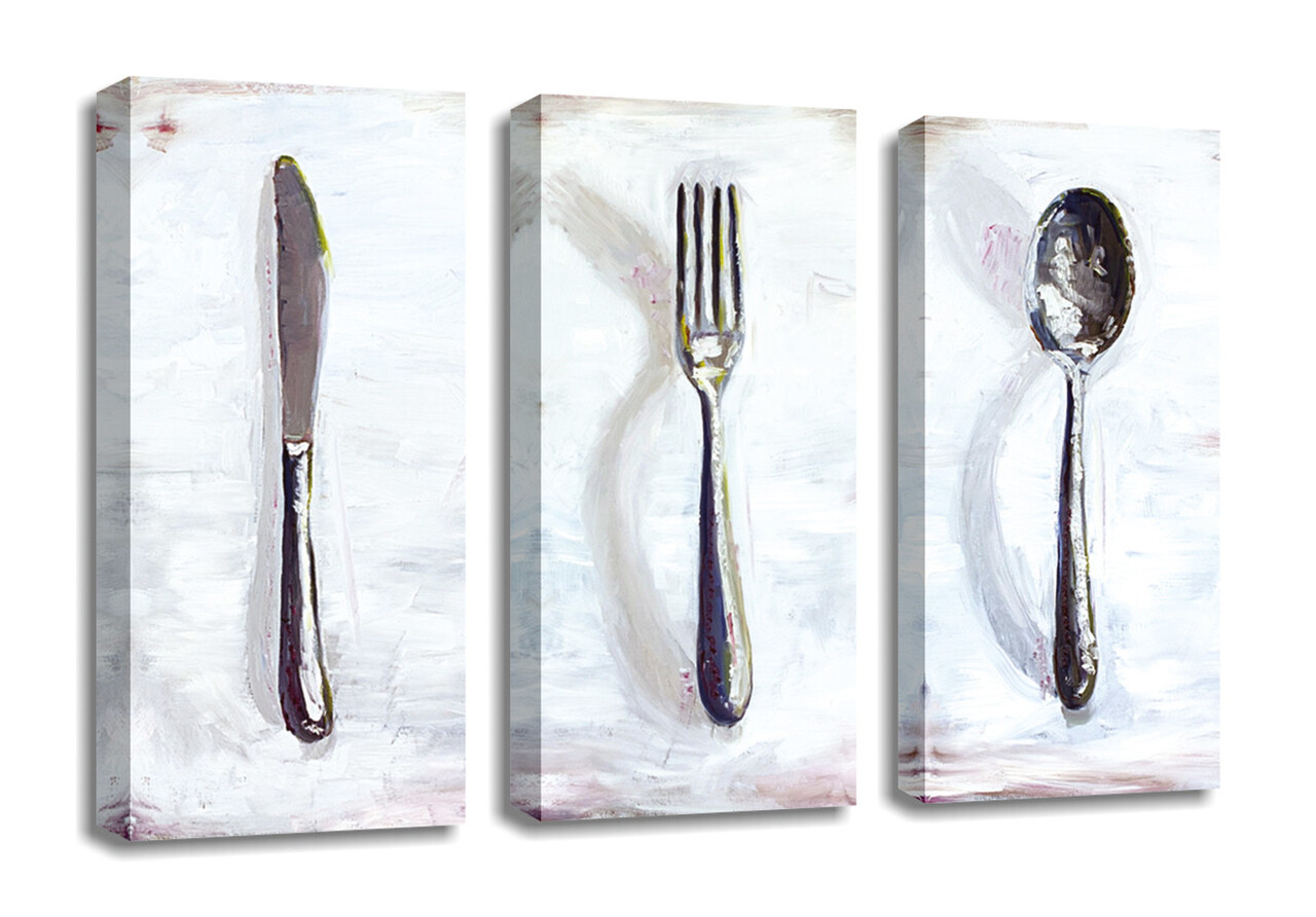 Set 3 tablouri decorative, UC032, Dimensiune: 45 x 20 cm (3 bucăți), Multicolor - view 3