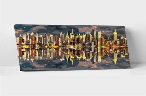 Tablou decorativ tyler, modacanvas, 30x90 cm, canvas, multicolor