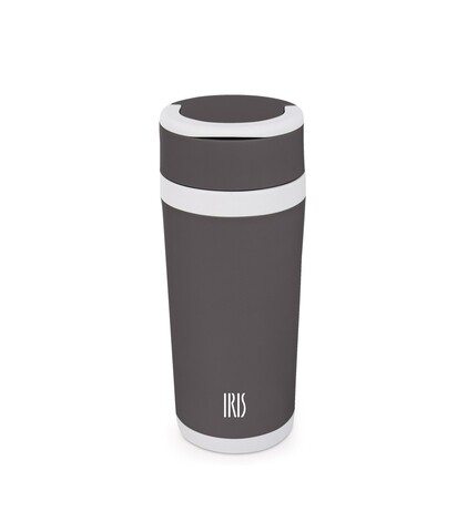 Sticla termos, Iris Barcelona, 400 ml, sticla/polipropilena, gri