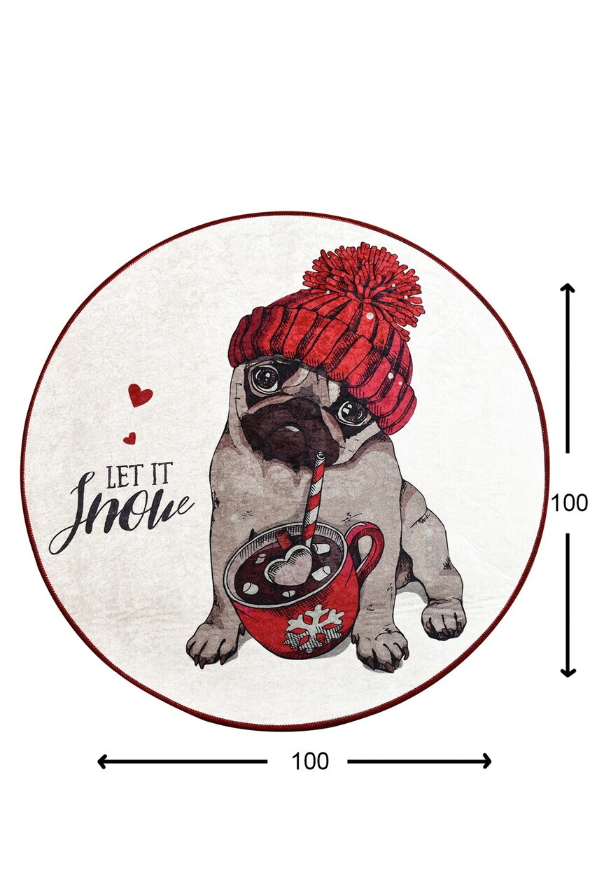 Covor, Let It Snow, Multicolor — imaginea 3