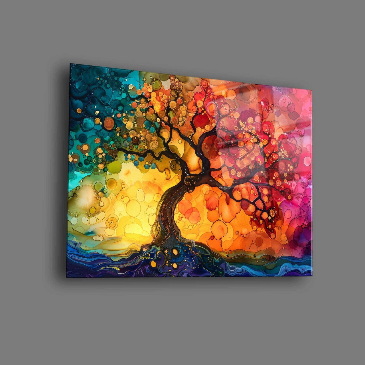 Tablou decorativ, Camtbl-060, Dimensiune: 40 x 60 cm, Multicolor - view 4