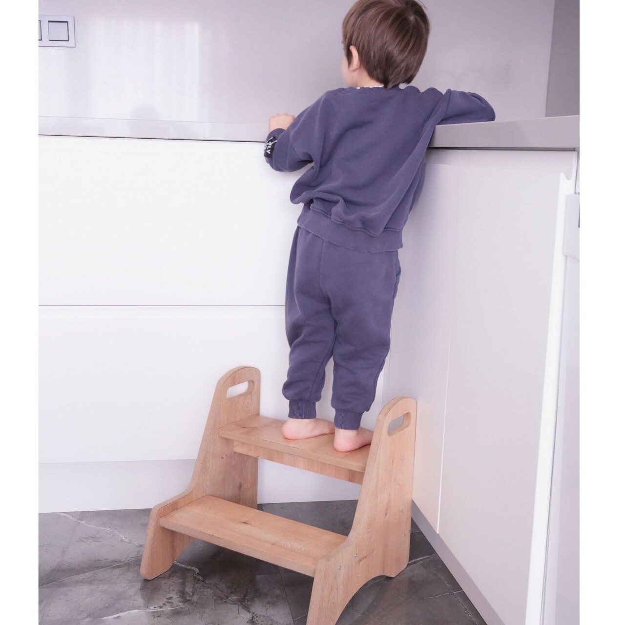 Scaun pentru copii, Bambini, Steps, Maro - 1 | YEO
