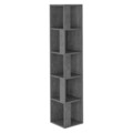Corp biblioteca Raphael, Pakoworld, 32x32x161 cm, PAL melaminat, gri vintage