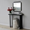 Oglinda decorativa, Neostill, Carre, 70x70 cm, PAL, Negru