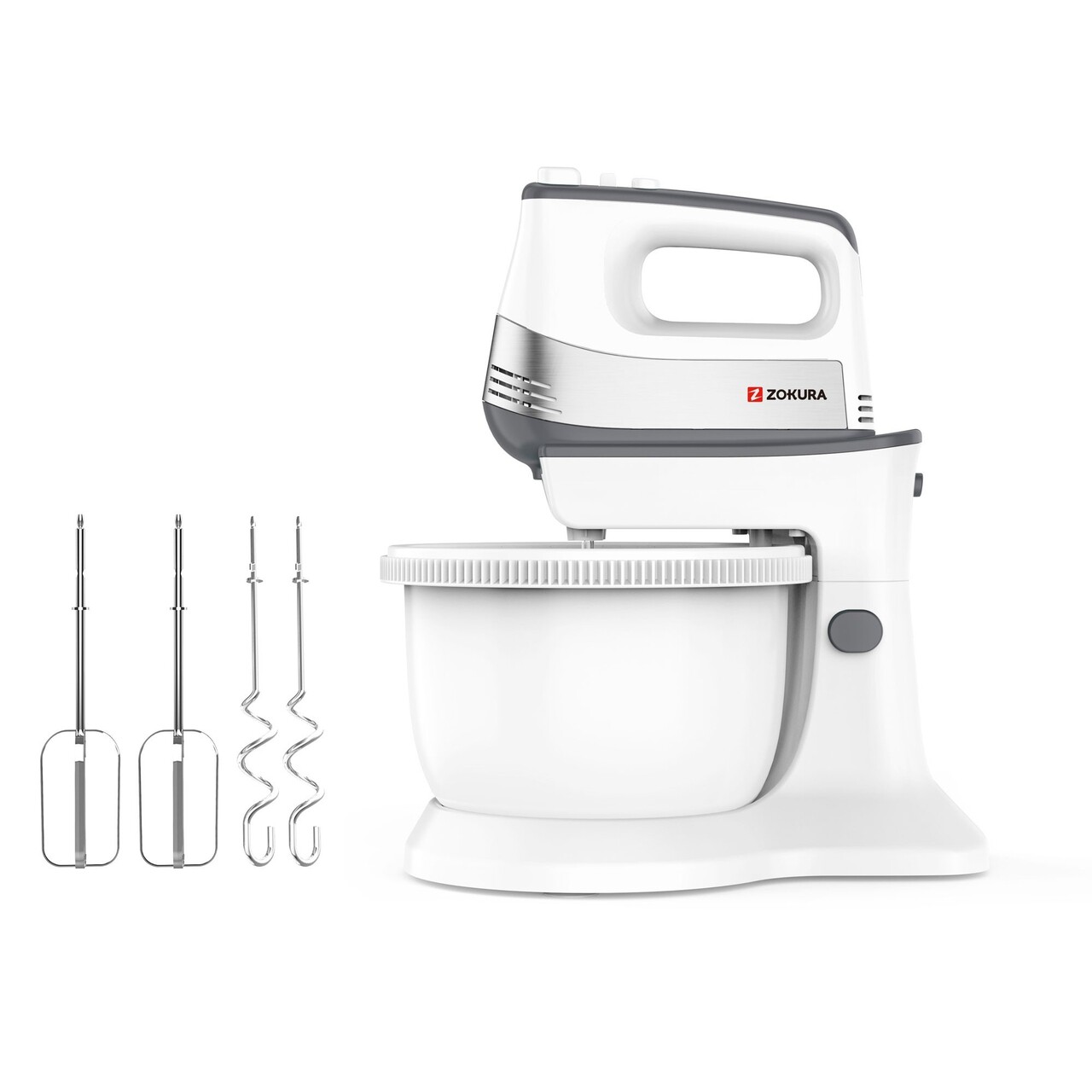 Mixer de mana cu bol rotativ 500W - Zokura