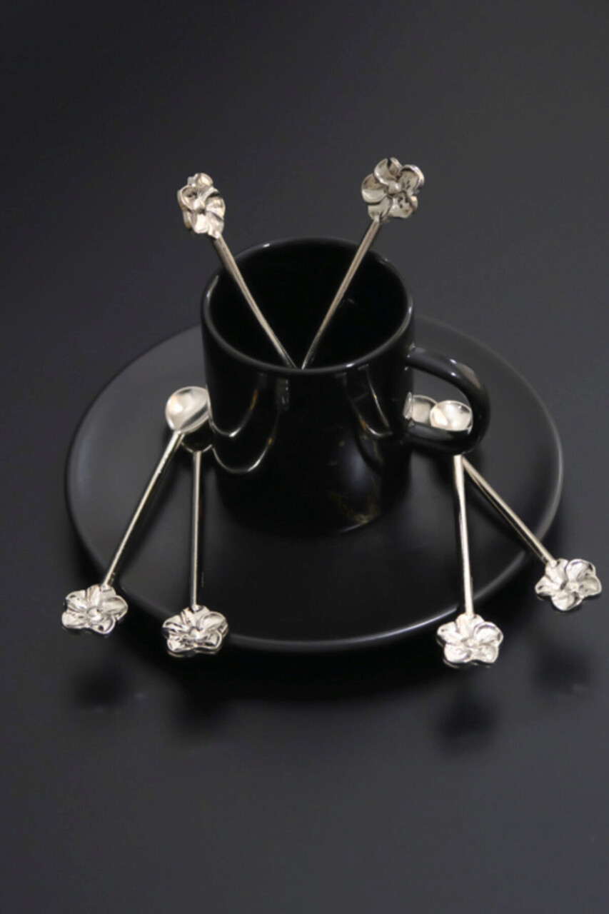 Set Lingurite Pentru Ceai / Cafea, Planet X, 283PLN1605, 100% Zamac, Argintiu