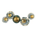 Decoratiune de perete, Sensuale, Metal, 100 x 50 cm, Multicolor