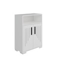 Dulap multifunctional, Olivia, Moon, 60 x 96.6 x 29.6 cm, pal melaminat, alb
