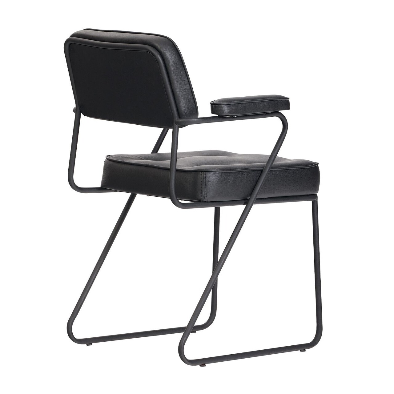 Scaun de birou, Hanah Home, Jupoi 47, 47x87x60 cm, Metal, Negru - view 4