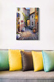 Tablou decorativ, Kanvas Tablo (50 x 70), Canvas, Lemn, Multicolor