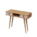 Bufet, Mod Design, Lawen, 100x87.6x30 cm, Stejar / Alb