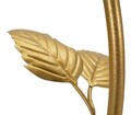 Masuta de cafea Leaf, Mauro Ferretti, 54x69.5 cm, fier/sticla, auriu