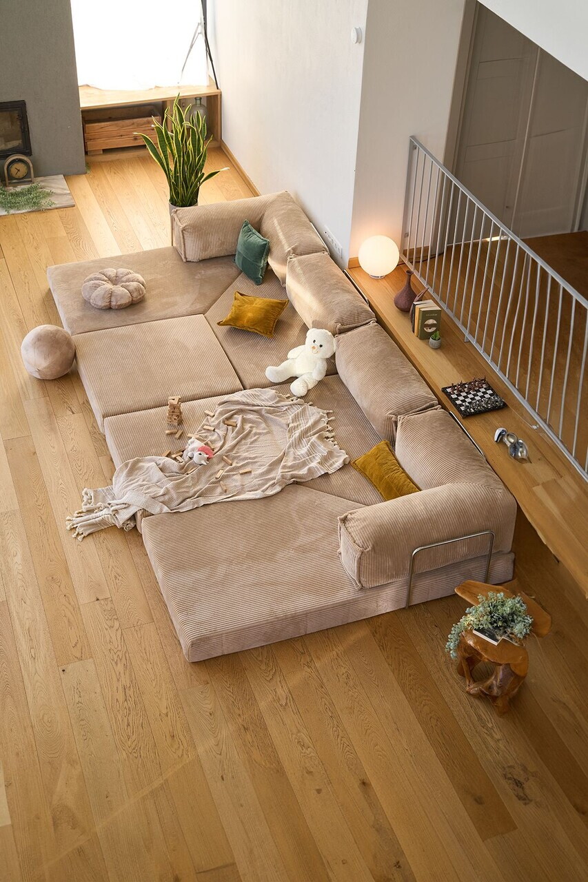 Coltar, Atelier del Sofa, 118FVL1404, Tesatura plus reiata, Bej - view 6