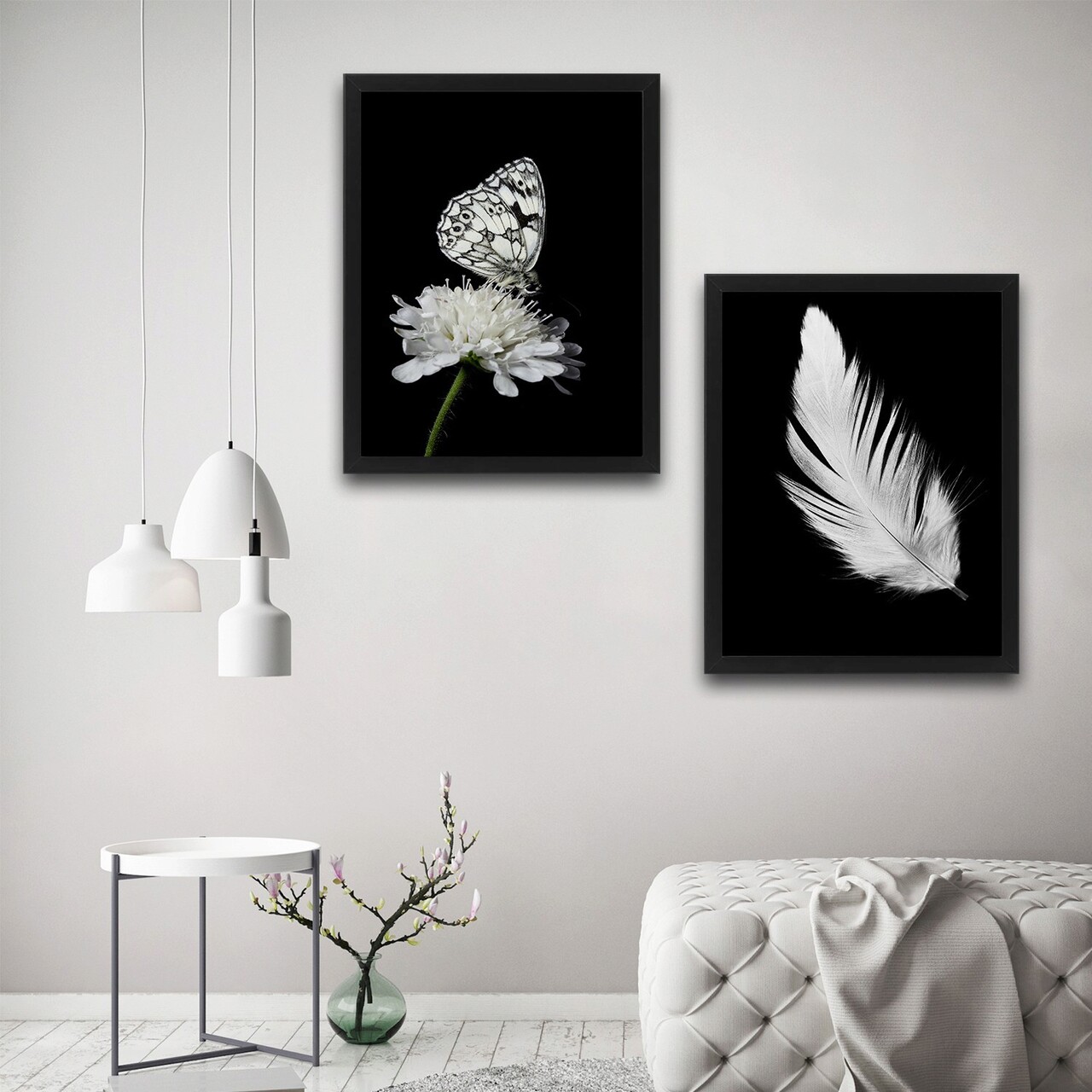 Set 2 tablouri decorative, Be Free Set, PAL, Hartie, Multicolor