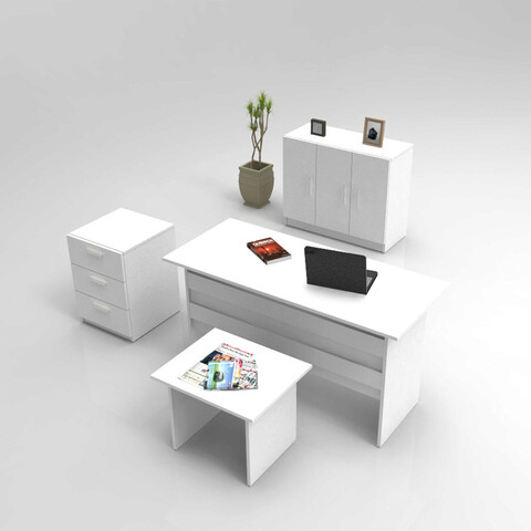 Set mobilier de birou, locelso, vo12, alb