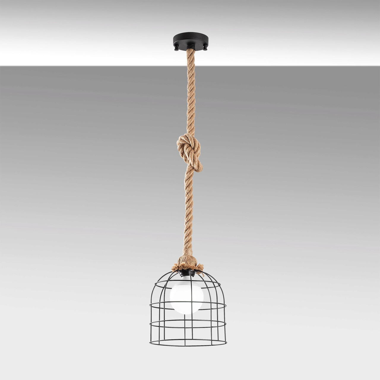 Lustra, Fulgor, 942FLG1152, Sfoara, Negru/Bej - 2 | YEO