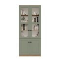 Dulap multifunctional, Hanah Home, Lisa 1600-228, 80x190x37 cm, Verde