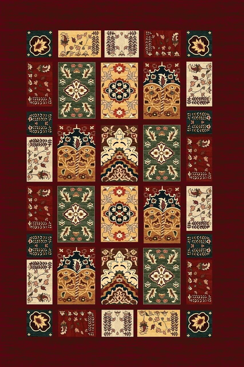 Covor, Hmnt843, 160x230 cm, Multicolor — imaginea 2