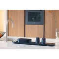 Set organizator chiuveta cu suport de uscare vase, Brabantia, SinkStyle Mineral, 75x13x15 cm, plastic/inox, gri inchis