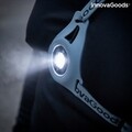 Ham sport cu lumini LED Safelt InnovaGoods, USB, gri/negru