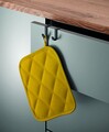 Carlig dublu pentru prosoape de bucatarie, Metaltex, Galileo Lava TouchTherm, 6 x 4 x 4 cm, metal